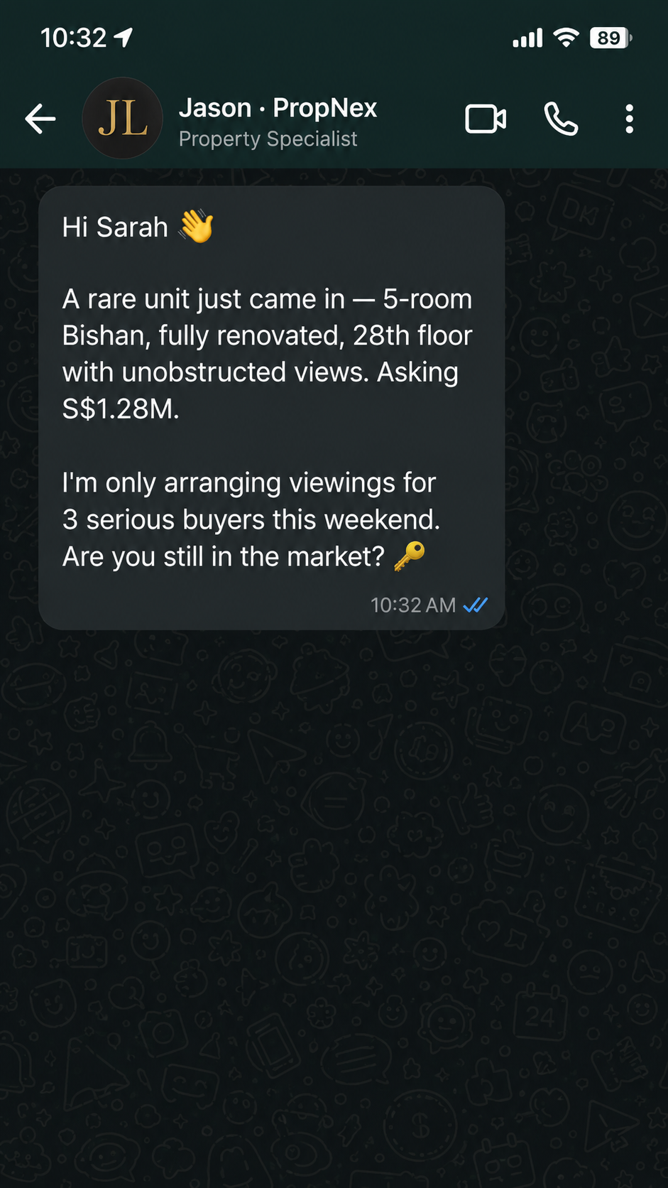 WhatsApp broadcast